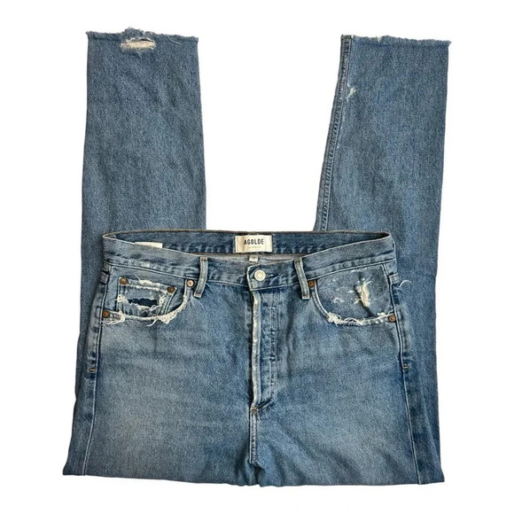 AGOLDE Jamie Hi Rise Classic Jeans in Sizzle size 28 - Picture 5 of 13